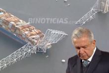 Aún hay dos mexicanos desaparecidos tras el colapso del puente de Baltimore: AMLO