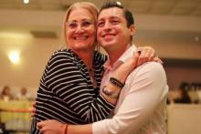 Hilda Elisa Riojas( tia y madre) y  Luis Donaldo Colosio Riojas