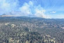 Desde la tarde del domingo y hasta el miércoles, se registró un incendio forestal que afectó campos.
