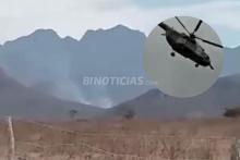 Cae otro helicóptero de la Marina; ahora por enredarse con cables de luz, en Culiacán