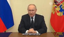 "Les espera el castigo", advierte Putin tras ataque terrorista que dejó 115 muertos