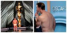 La razón por la que John Cena apareció sin ropa en los Oscar 