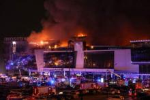 Rusia califica como "terrorismo" ataque a sala de conciertos; suman 40 muertos