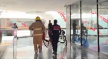 Se incendia local de alimentos en El Parían