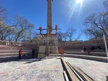 Dio buenos resultados la capa protectora colocada en la Exedra por parte del INAH