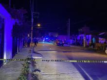 Sucedió esta noche en calles del Fracc La Cuesta en Jesús María