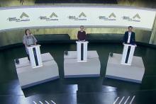 Las tres candidaturas se declaran ganadoras del segundo debate