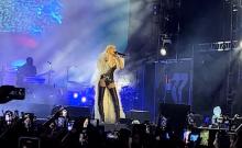Terminó la espera! Christina Aguilera se presentó en la Feria de San Marcos