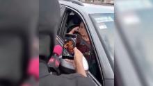 Encapuchados increpan a Sheinbaum en su paso a Tapachula, Chiapas