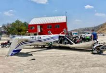 Se desploma avioneta en Atizapán; hay tres heridos