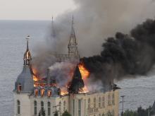  Ataque ruso con misil impacta el “Castillo de Harry Potter” de Odesa, Ucrania