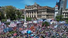 El anterior paro convocado por la CGT tuvo lugar el 24 de enero, apenas 45 días del inicio de la presidencia de Milei.