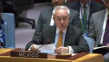 México ratifica su respaldo a Palestina para ser miembro del Estado pleno en la ONU