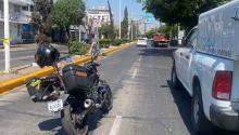 Caminaba con su bicicleta a un costado cuando fue embestido por un veloz auto