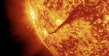 NASA capta una intensa llamarada solar que amenaza las comunicaciones y la navegación
