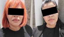Fueron detenidas por policías de Jesús María cuando recibieron parte del dinero en las inmediaciones del HGZ 3 del IMSS