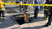 Mueren dos personas en situación de calle por incendio dentro de un caimán