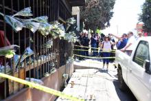 Alcalde acude a la vivienda siniestrada en el Guadalupe Peralta 