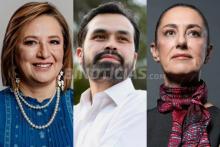 Los tres candidatos