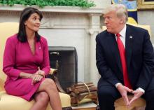 Donald Trump descarta a Nikki Haley como posible vicepresidenta en su campaña por la Casa Blanca
