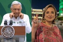 López Obrador y Xóchitl Gálvez