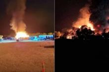 Explosión de ducto de Pemex 