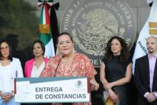 INE entrega constancias de mayoría relativa en la Cámara de Diputados