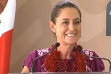 Claudia Sheinbaum, sonrisa nerviosa
