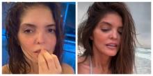  Ana Bárbara sufre aterrador momento al ser arrastrada por el mar