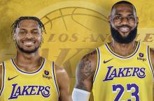 LeBron y su hijo 