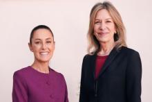 Presidenta electa y Elizabeth Sherwood-Randal