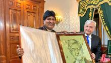 Evo Morales y López Obrador