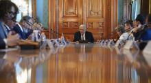 AMLO con legisladores estadounidenses 