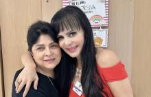 Maribel Guardia fue a conocer a Tessa, la nieta de su amiga Victoria Ruffo.