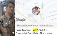 El auto fue localizado a un costado del arroyo en la Colonia El Riego
