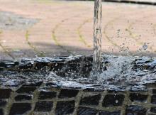 Agua cayendo