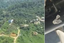  helicóptero de la Secretaría de Protección Civil fue atacado a balazos.