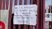 Se manifiestan también en Aguascalientes.