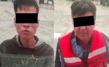 Fueron detenidos justo cuando se daban a la fuga con el botín en sus manos