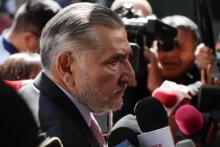 Adán Augusto López Hernández, presentó en la sesión del pleno la iniciativa de reforma.