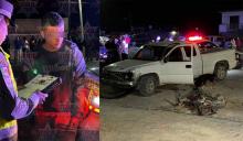 La doble tragedia ocurrió cerca de las 18:00 hrs en la entrada a Cañada Honda