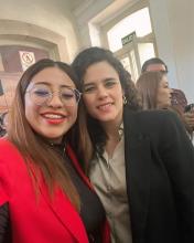 Aurora Vanegas y Luisa María Alcalde