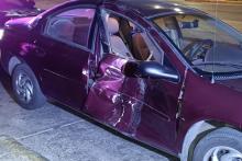 FUERTE ACCIDENTE desigual.