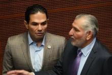 El morenista Adán Augusto y el panista Enrique Vargas del Villar protagonizaron una fuerte discusión. 
