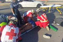 atropellado por un motociclista.