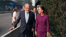 Carlos Slim y Claudia Sheinbaum
