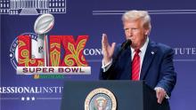 TRUMP SUPER BOWL LIX