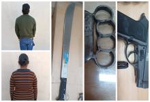 Armas y detenidos 