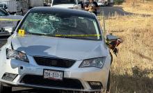 El ahora occiso intentaba incorporarse a la 45 norte pero circulaba por el carril en contra