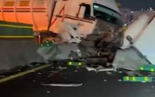Accidente en la México-Pachuca.